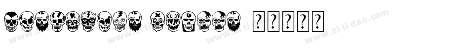 Designers Skulls字体转换